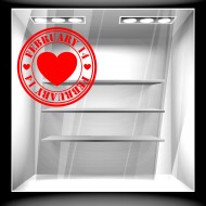 Αυτοκόλλητο βιτρίνας - Αγίος Βαλεντίνος 28